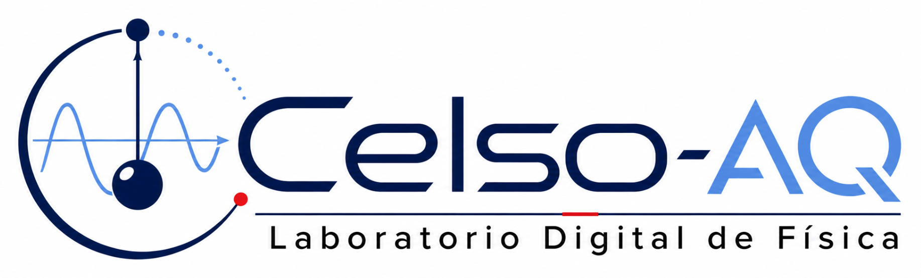 Celso-AQ Laboratorio Digital de Física — logotipo oficial a color